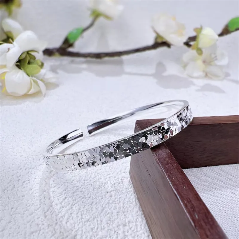 BMK S999 Fine Silver Bangles Women's-3