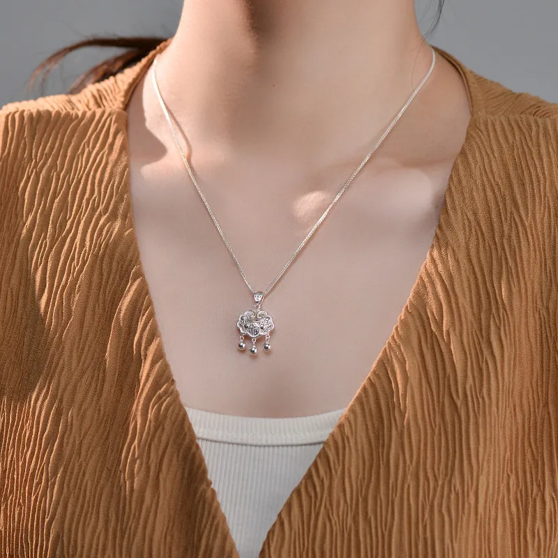 BMK S990 Silver Necklaces Women's-1