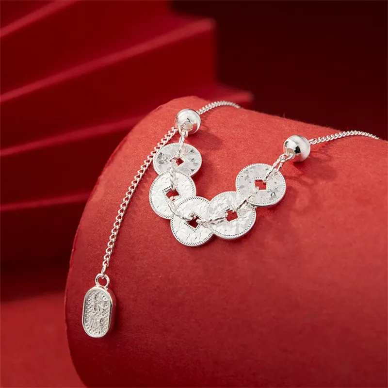 BMK S999 Fine Silver Necklaces Women's-3