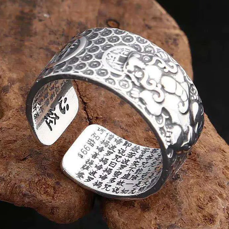 BMK S999 Fine Silver Rings Men's-1