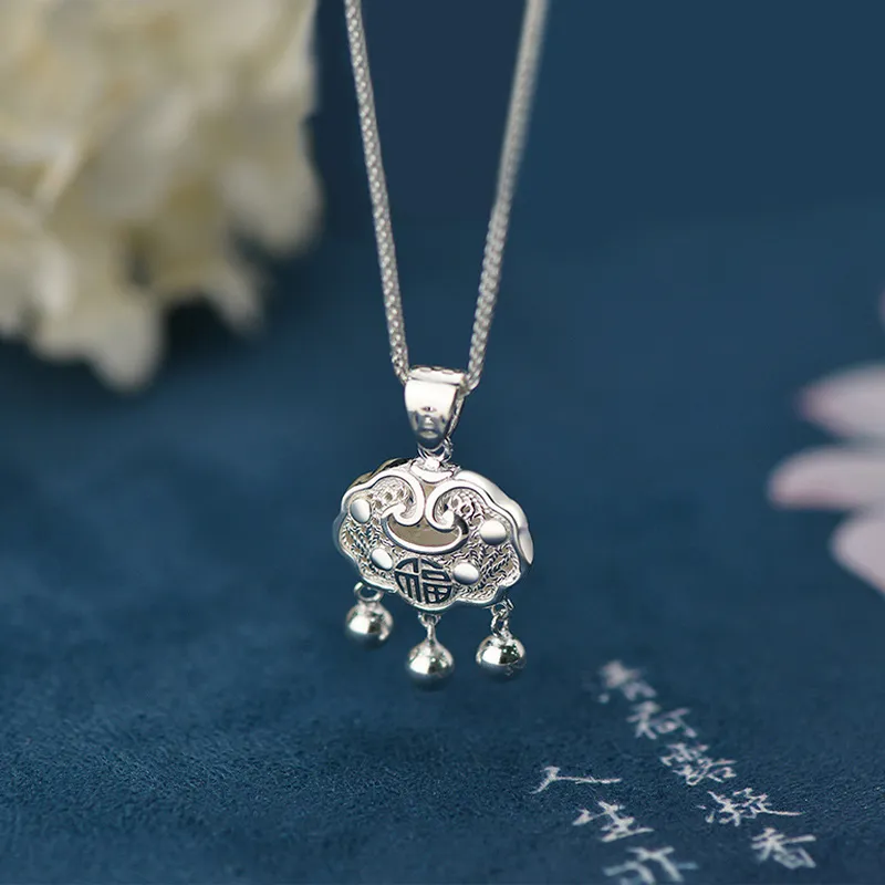 BMK S990 Silver Necklaces Women's-2