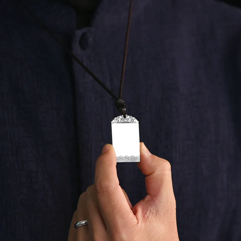 BMK S999 Fine Silver Necklaces Unisex-3