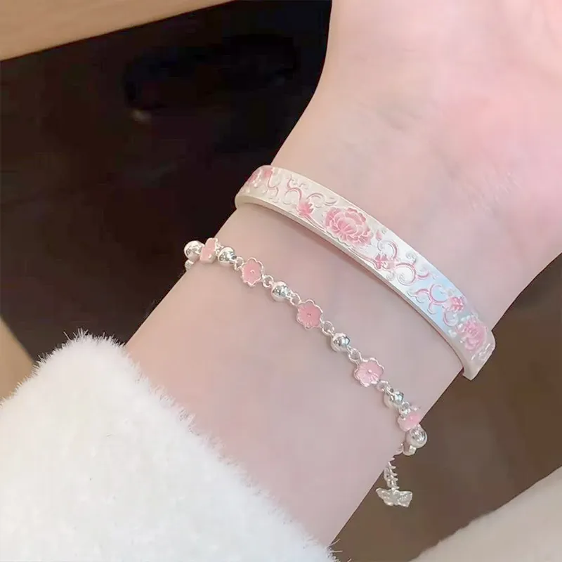BMK S990 Sterling Silver Bracelets Women's-4