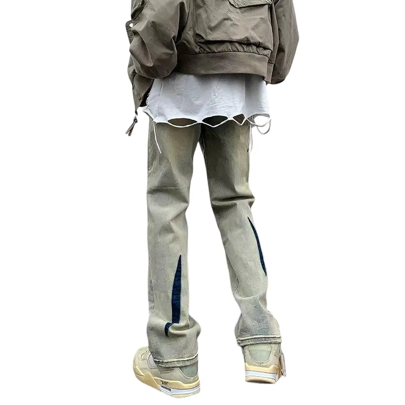 EYEUNDERSTAND Jeans Men Yellow Mud-1