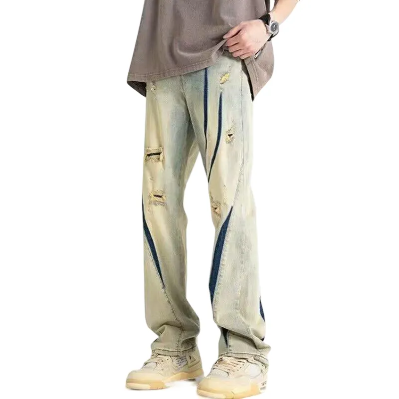 EYEUNDERSTAND Jeans Men Yellow Mud-2