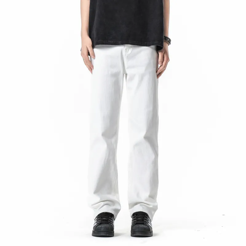 EYEUNDERSTAND Jeans Unisex White-1