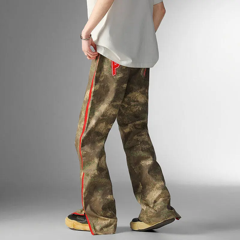EYEUNDERSTAND Cargo Pants Unisex Camouflage-5