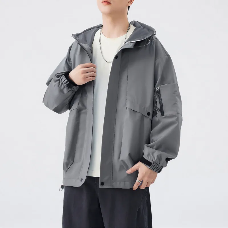 EYEUNDERSTAND Jackets Coats Unisex Burgundy-18