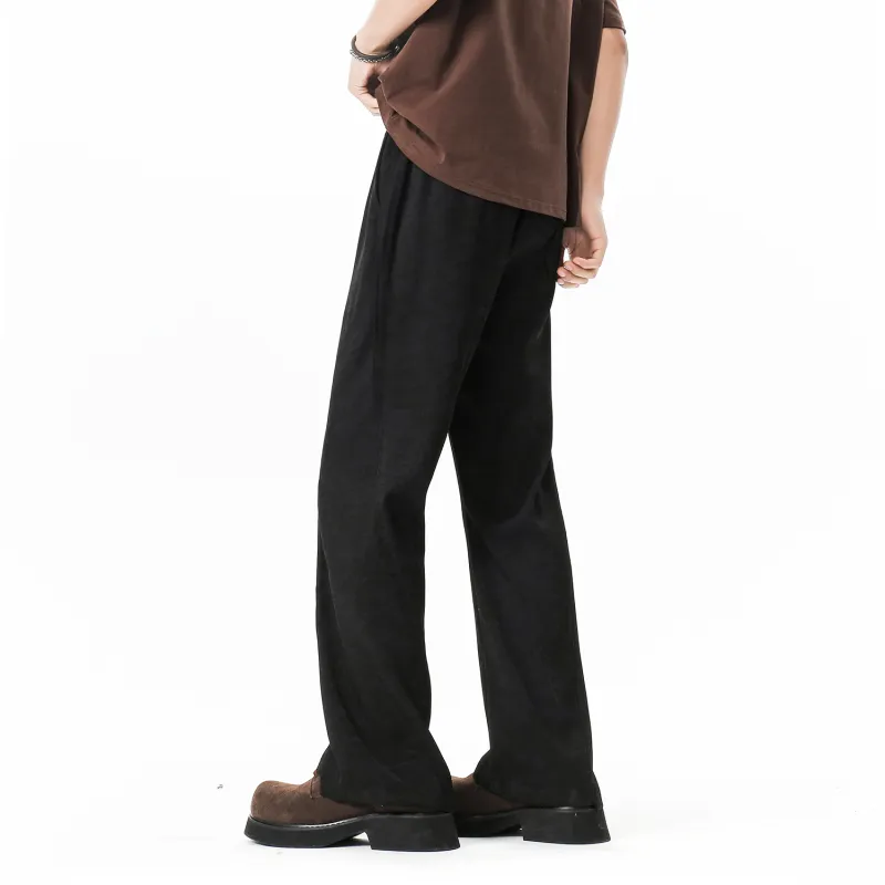 EYEUNDERSTAND Casual Pants Unisex Black-2
