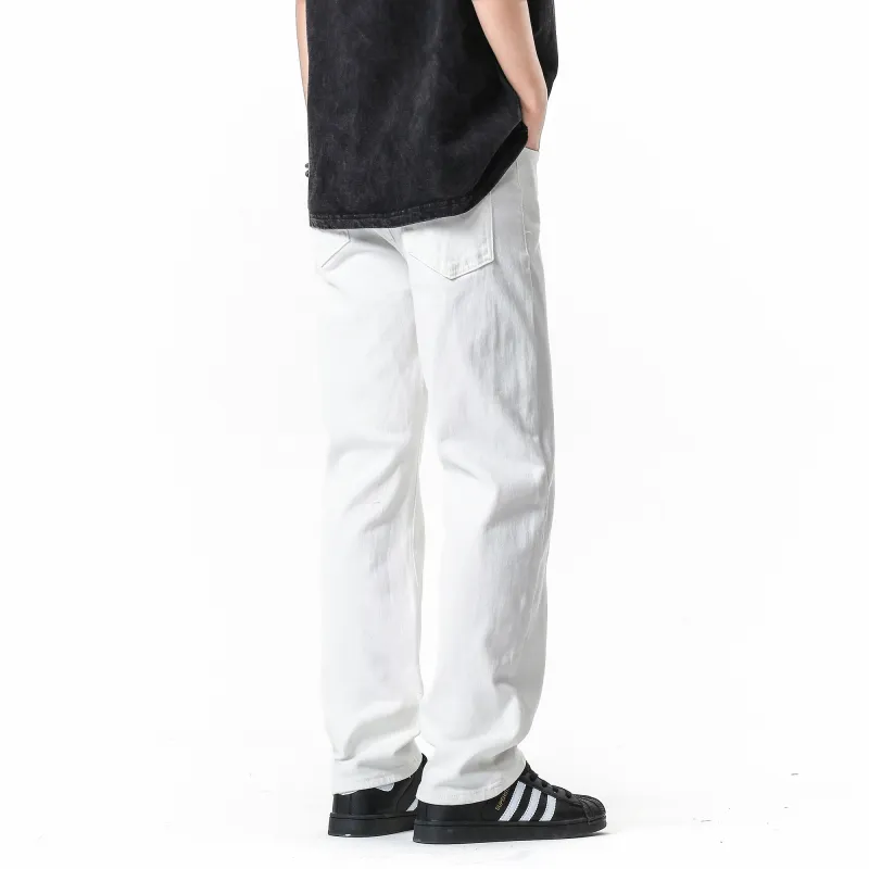 EYEUNDERSTAND Jeans Unisex White-2