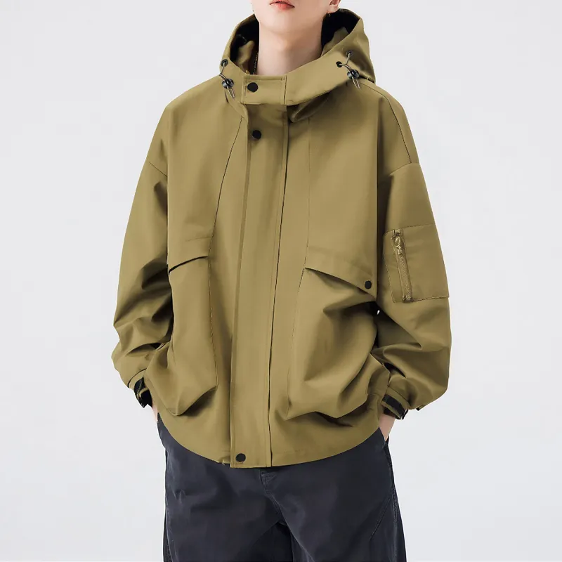 EYEUNDERSTAND Jackets Coats Unisex Burgundy-11