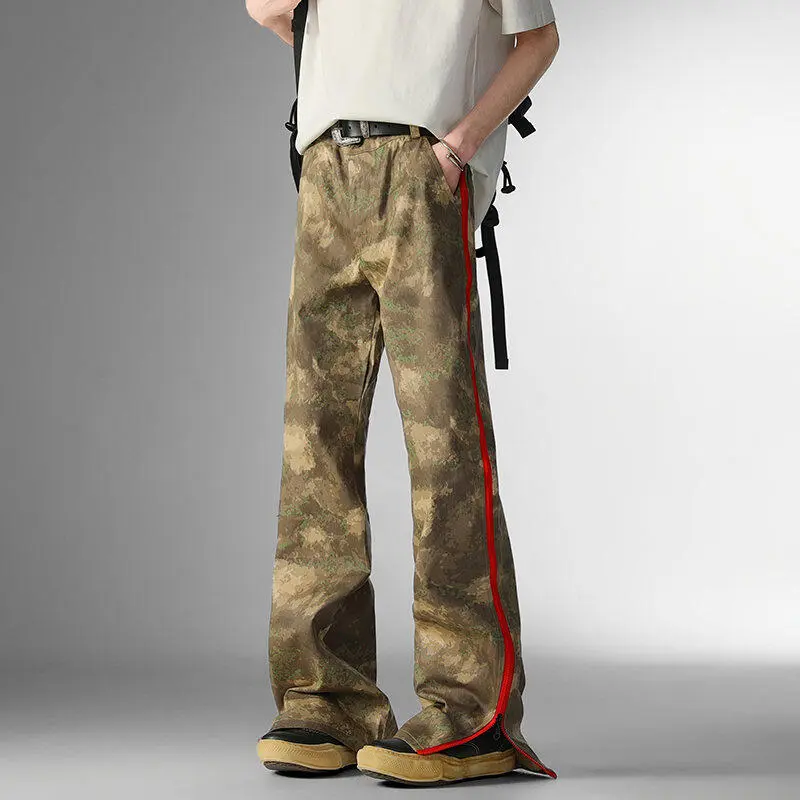 EYEUNDERSTAND Cargo Pants Unisex Camouflage-1