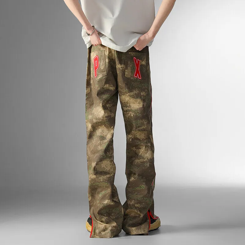 EYEUNDERSTAND Cargo Pants Unisex Camouflage-4