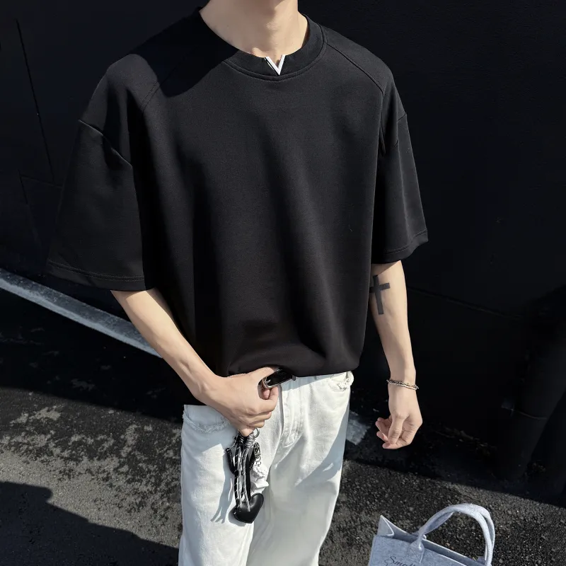 HOKLV Fashion Versatile T Shirt Unisex-9
