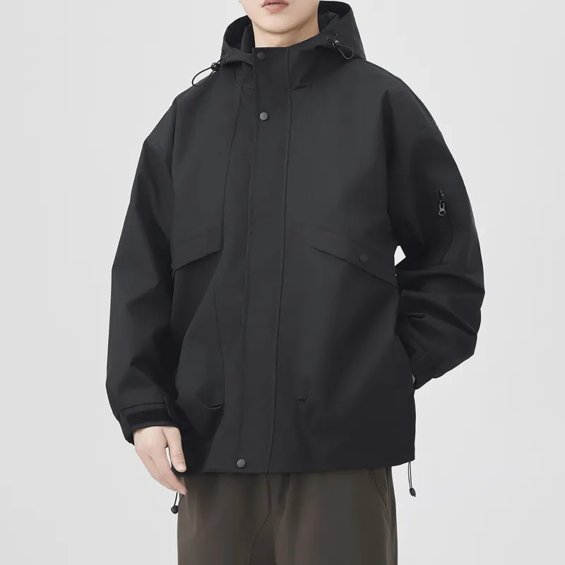 EYEUNDERSTAND Jackets Coats Unisex Burgundy-7