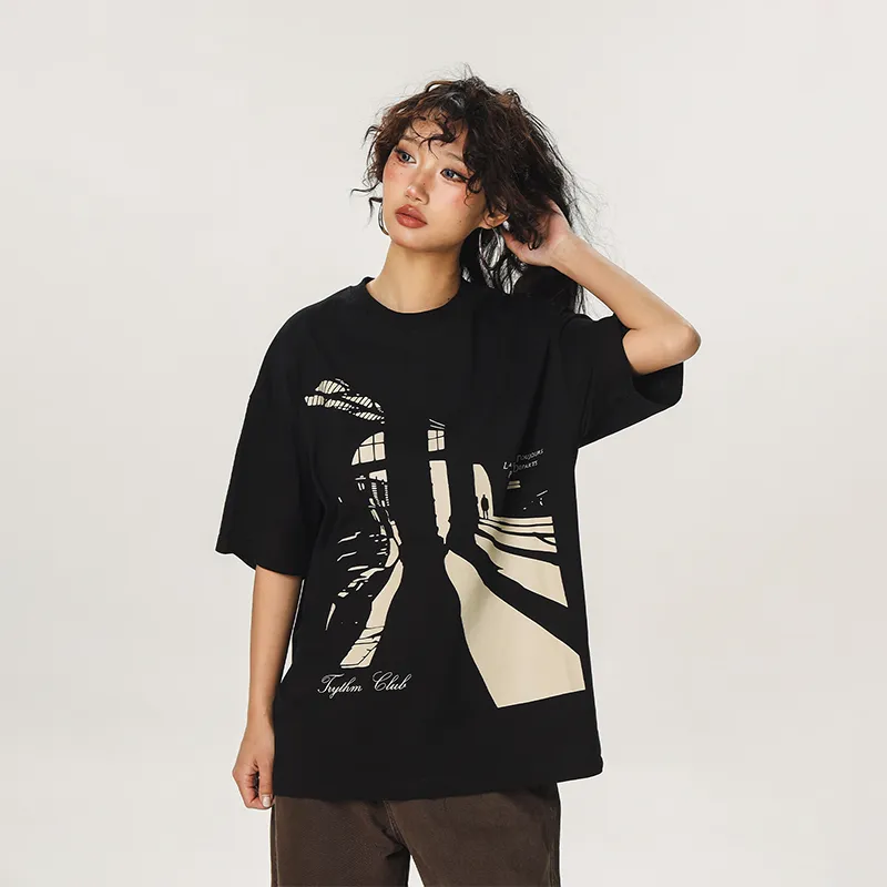 Captainbeer T Shirts Women's Black-4