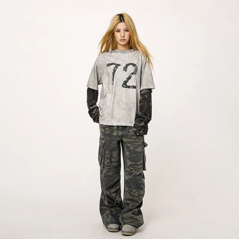 Ctbcaptainbeer Cargo Pants Unisex Camouflage-1