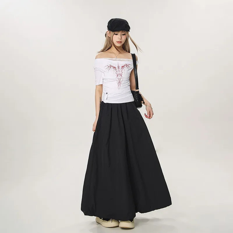 Ctbcaptainbeer Casual Long Skirt Women's-12
