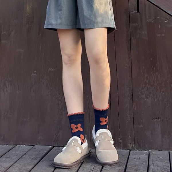 NAIER Mid Calf Socks Women's 4 Pack-4