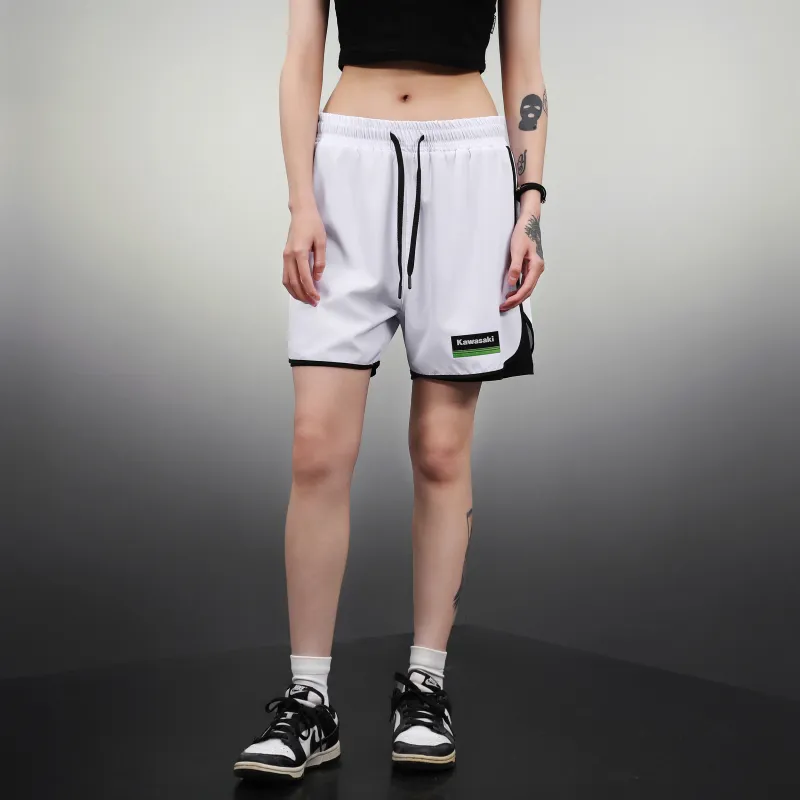 Kawasaki Casual Shorts Unisex Black-3