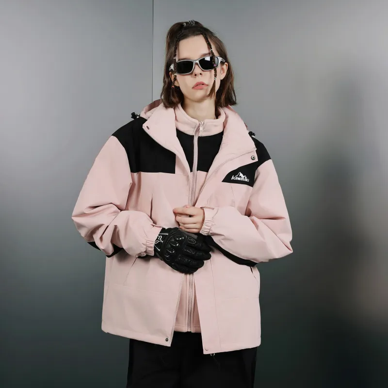 Kawasaki Waterproof And Windproof Windbreaker Jacket Unisex-14