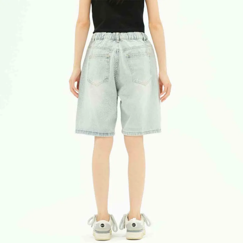 Kawasaki Denim Shorts Unisex-3