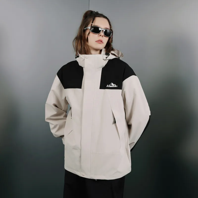 Kawasaki Waterproof And Windproof Windbreaker Jacket Unisex-23