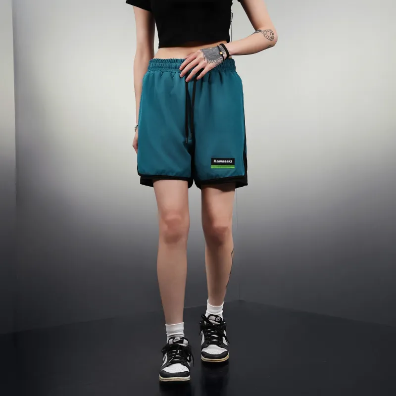 Kawasaki Casual Shorts Unisex Black-23