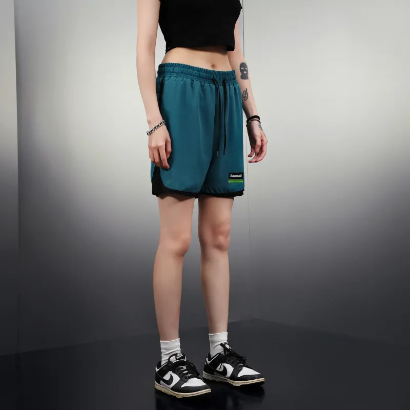 Kawasaki Casual Shorts Unisex Black-24