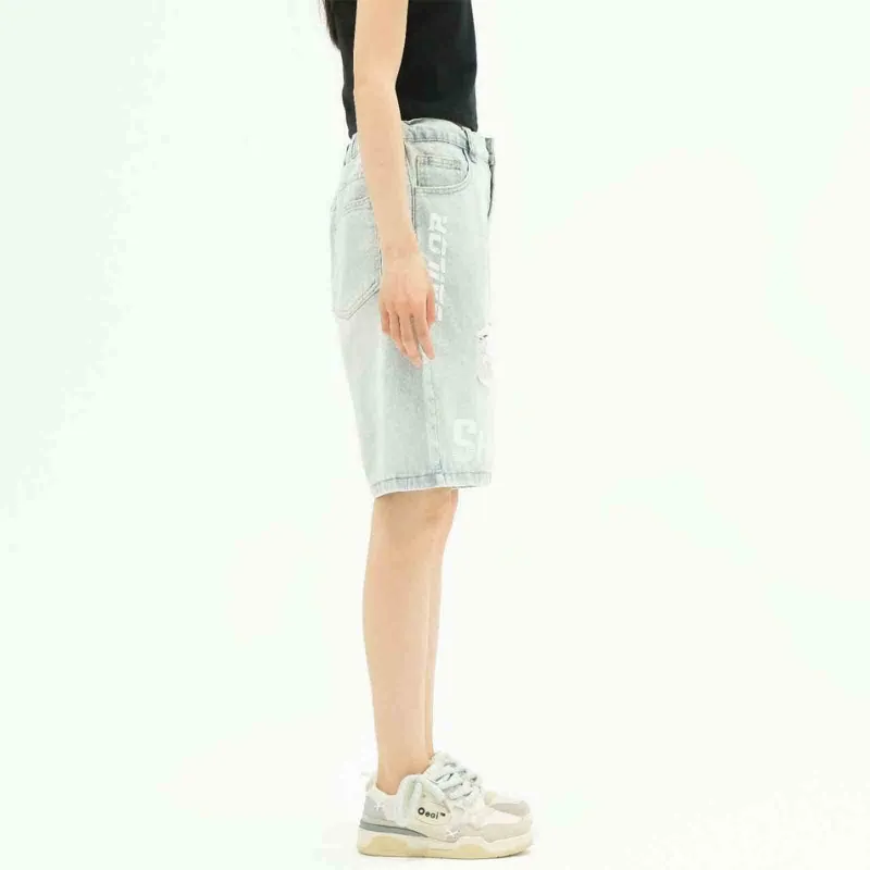 Kawasaki Denim Shorts Unisex-5