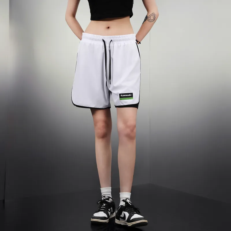 Kawasaki Casual Shorts Unisex Black-4