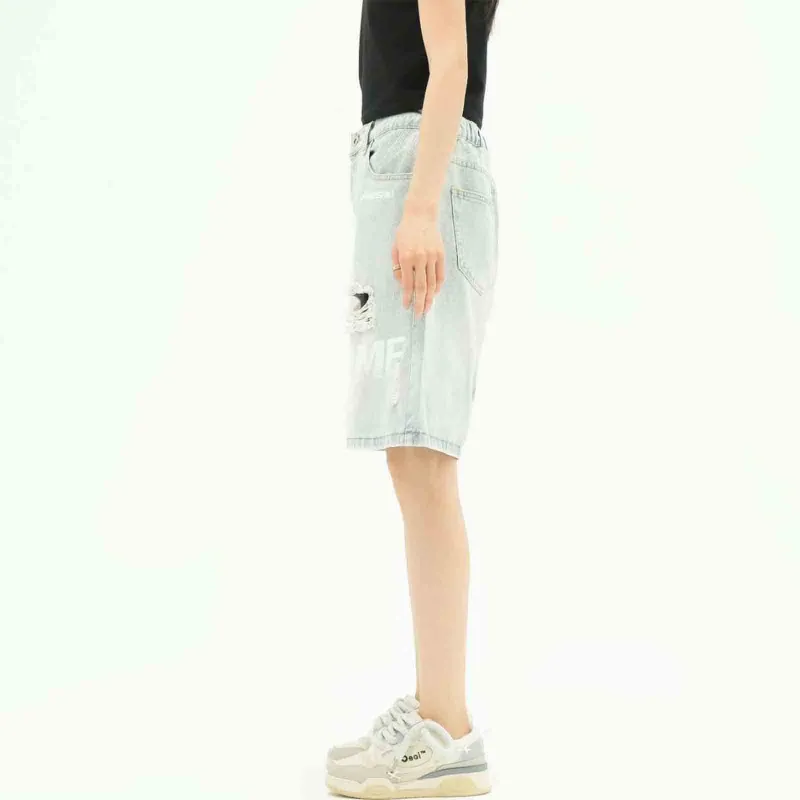 Kawasaki Denim Shorts Unisex-4