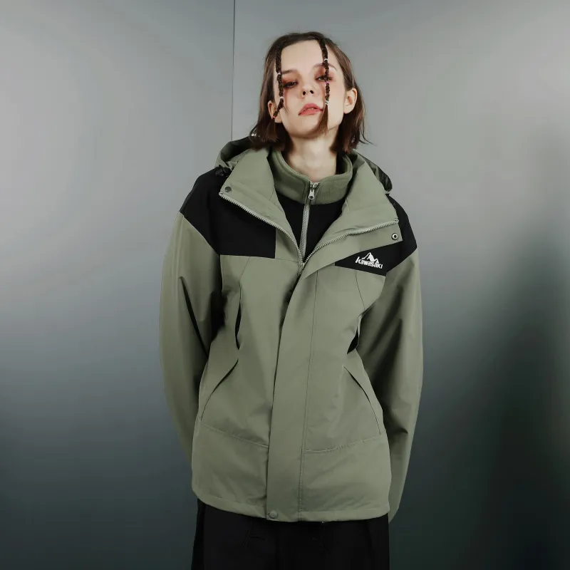 Kawasaki Waterproof And Windproof Windbreaker Jacket Unisex-28