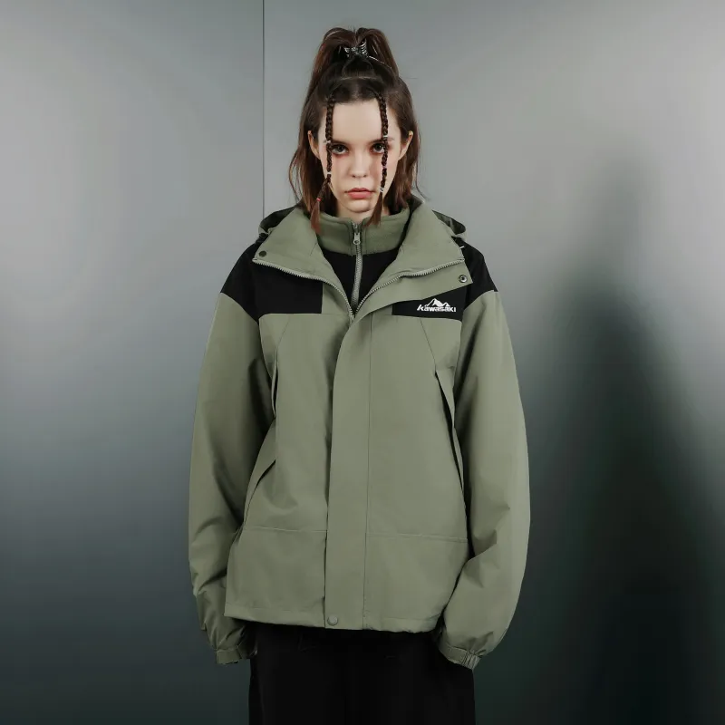 Kawasaki Waterproof And Windproof Windbreaker Jacket Unisex-26