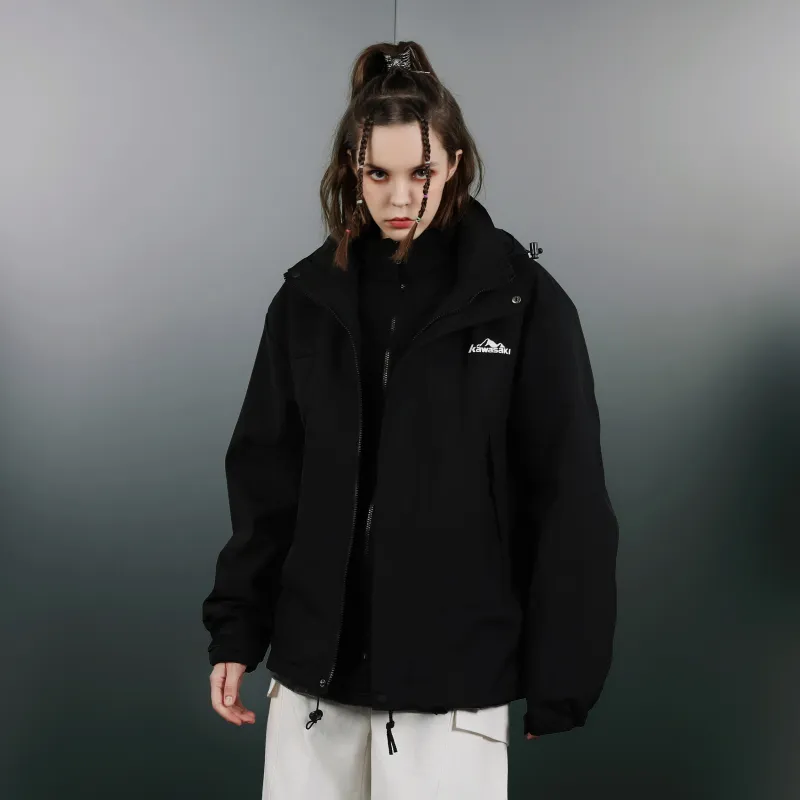 Kawasaki Waterproof And Windproof Windbreaker Jacket Unisex-9