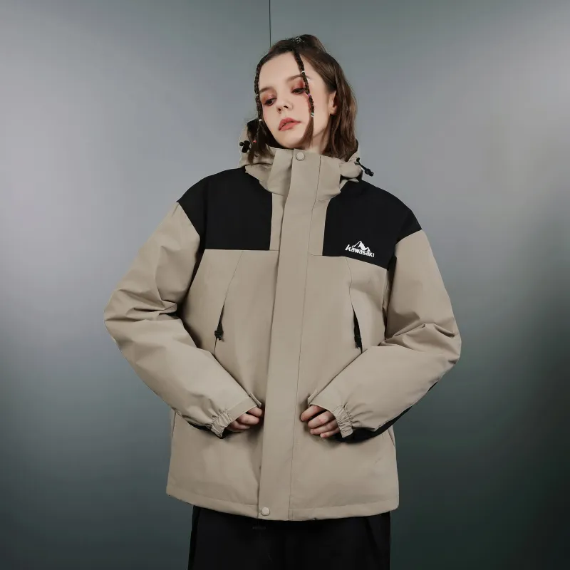 Kawasaki Waterproof And Windproof Windbreaker Jacket Unisex-34