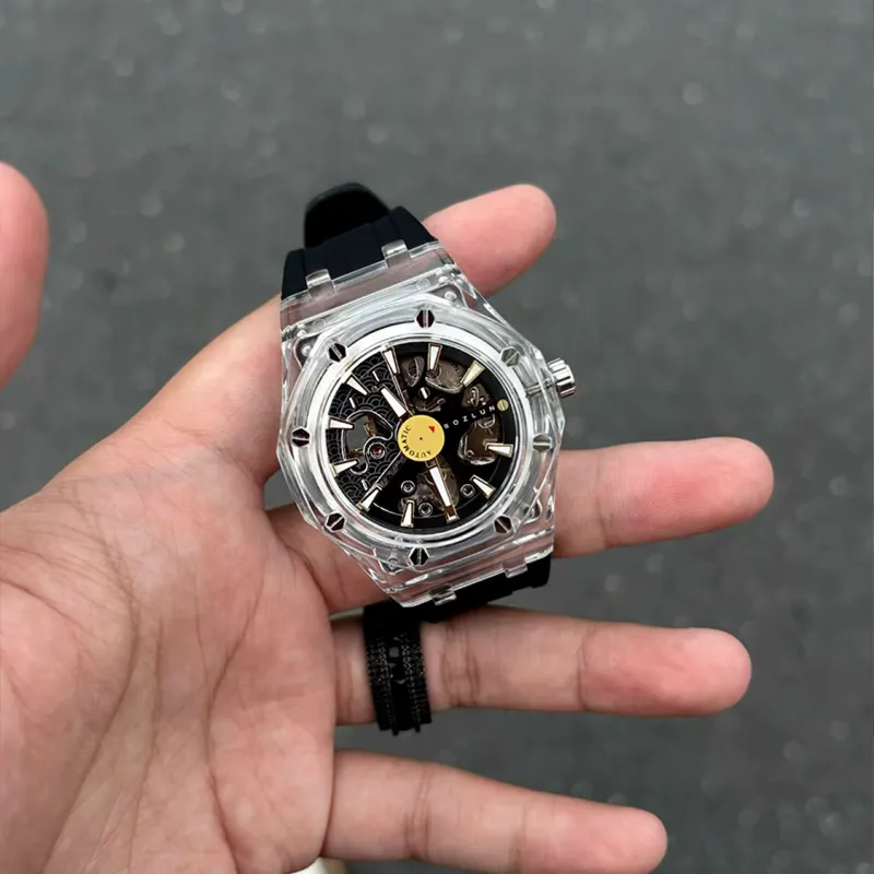 BOZLUN Long Voyage Collection Automatic Mechanical Movement Unisex White Dial-14