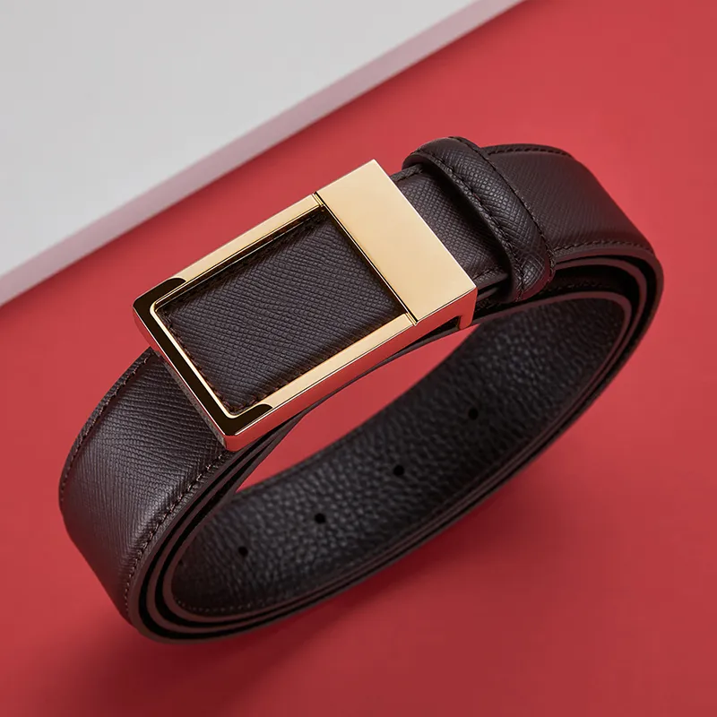 Jeccieziio Cow Leather Belts Men's Gunmetal Gold Silver Width 3.4cm Writing A Greeting Card Printing Photos-9