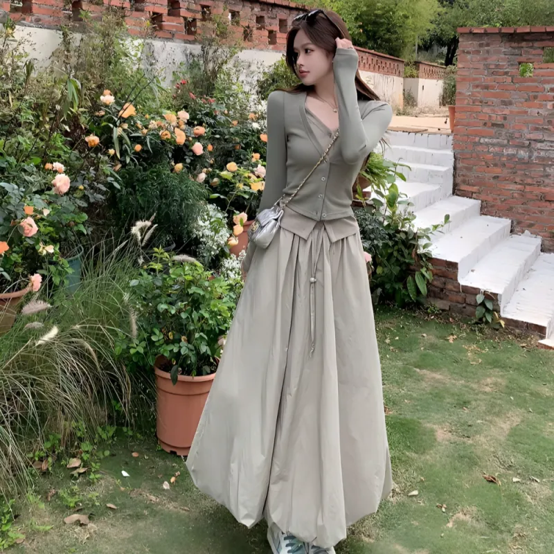 KKX Two Piece Skirt Sets Women's-8