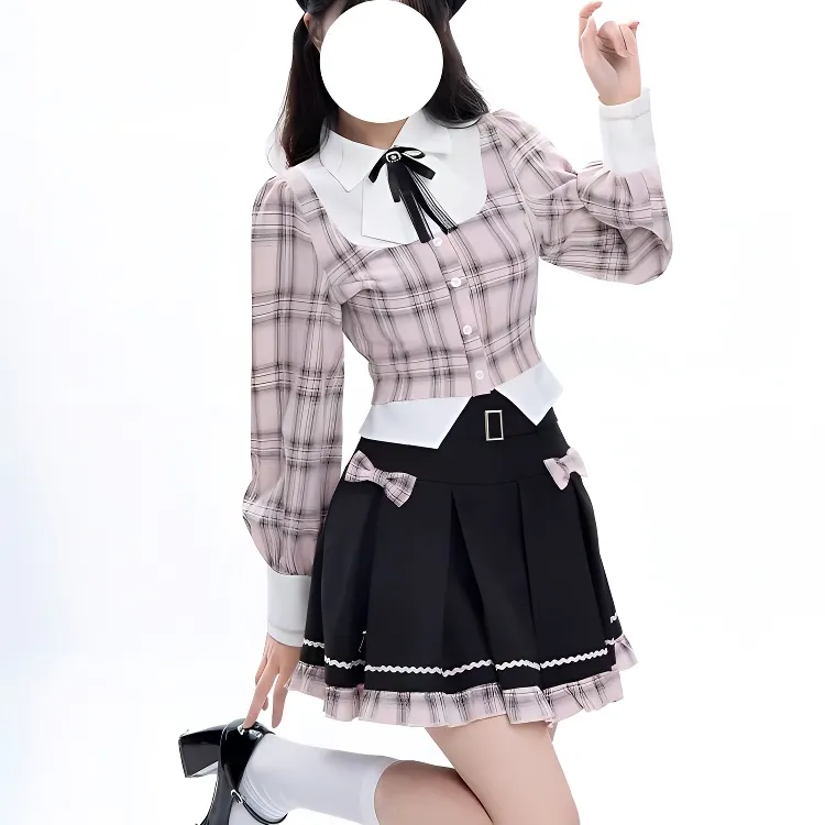 KKX Two Piece Skirt Sets Women's-4