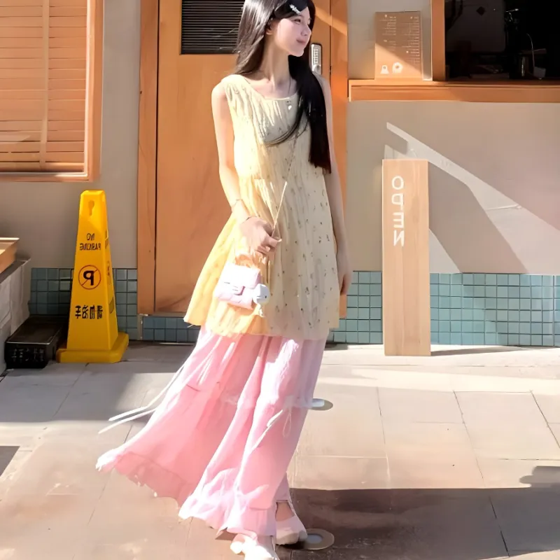 KKX Two Piece Skirt Sets Women's-2