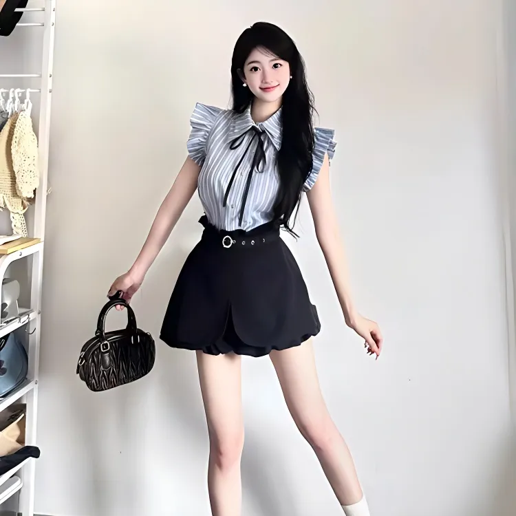 KKX Two Piece Skirt Sets Women's-4