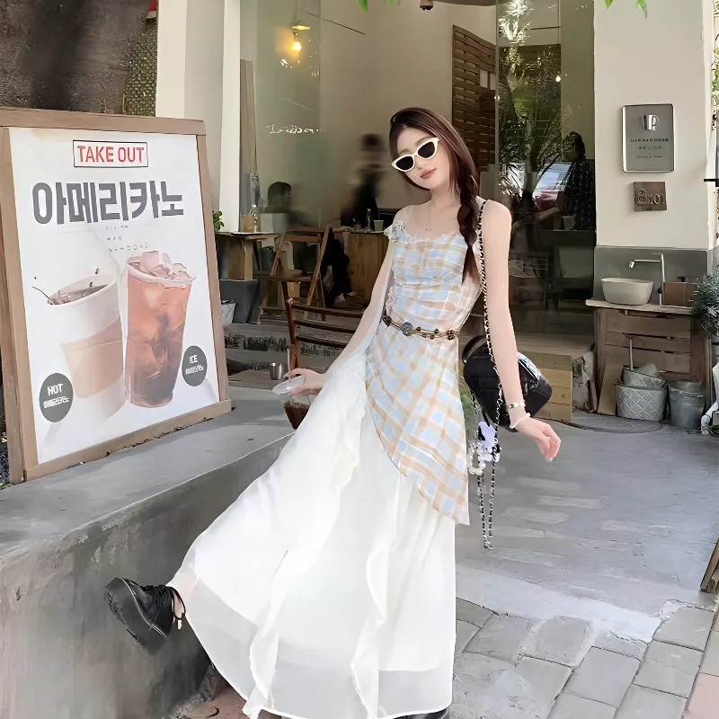 KKX Two Piece Skirt Sets Women's-3
