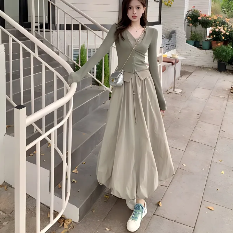 KKX Two Piece Skirt Sets Women's-6