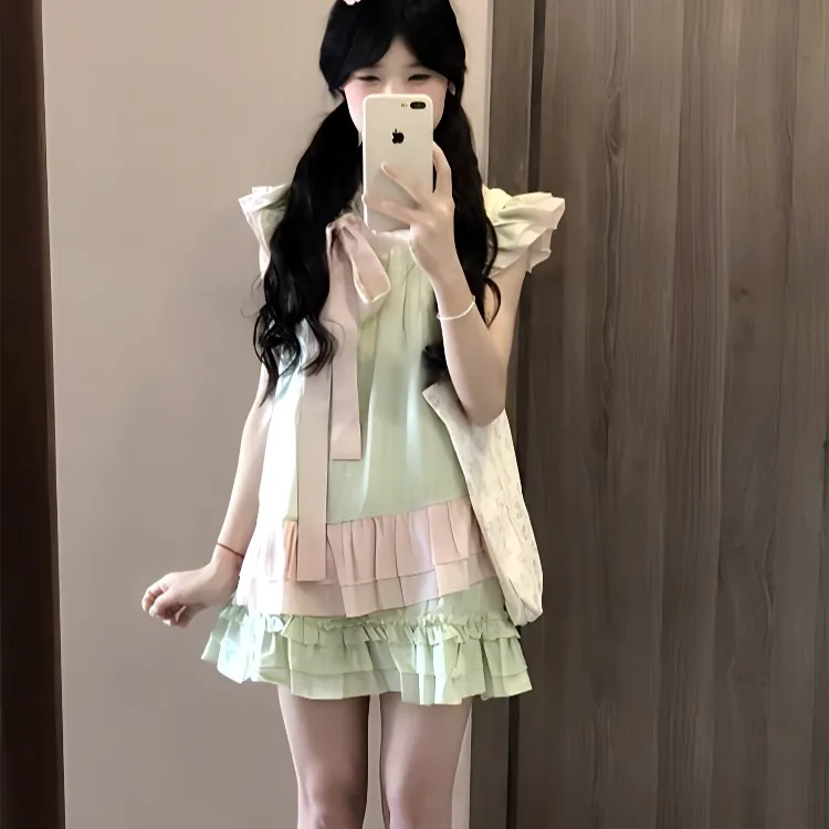 KKX Two Piece Skirt Sets Women's-4