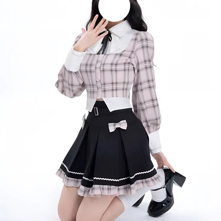 KKX Two Piece Skirt Sets Women's-2