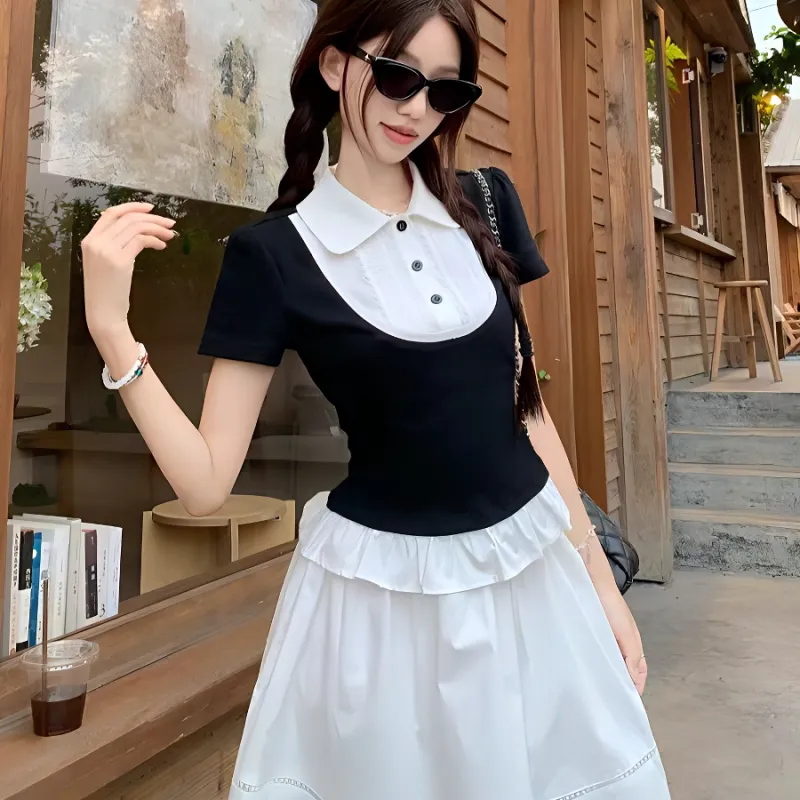 KKX Two Piece Skirt Sets Women's-2