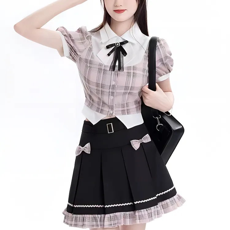 KKX Two Piece Skirt Sets Women's-3