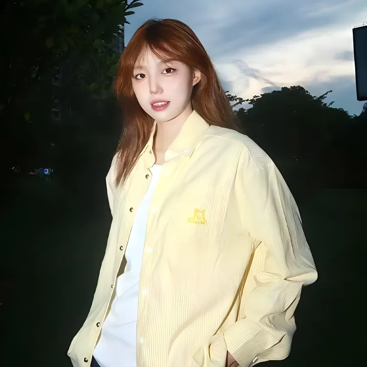 KKX Shirt Women's Yellow Stripes-2