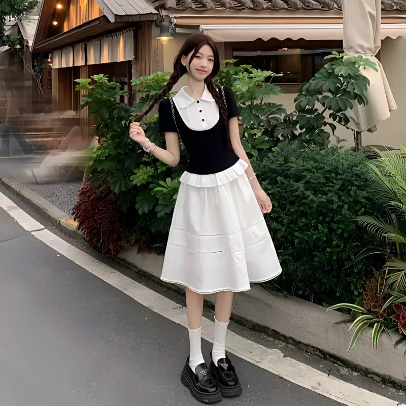 KKX Two Piece Skirt Sets Women's-3